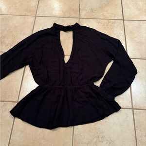 Elegant Black Women's Top